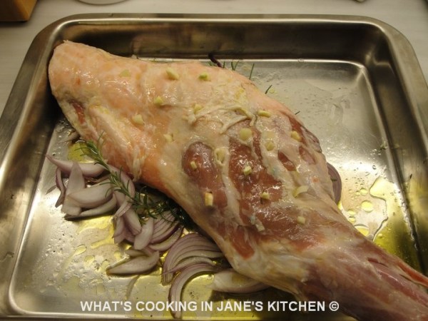 Roast Lamb And Roast Potatoes