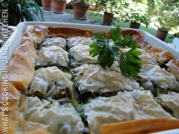Greek Spinach Pie.