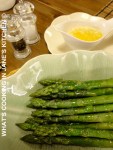 Asparagus And Melted Lemon Butter ( Starters/Vegetables)