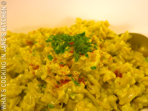 Artichoke Avocado and Parmesan Pasta ©