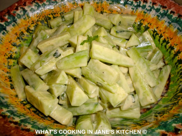 Cucumber and Yogurt Dressing ©