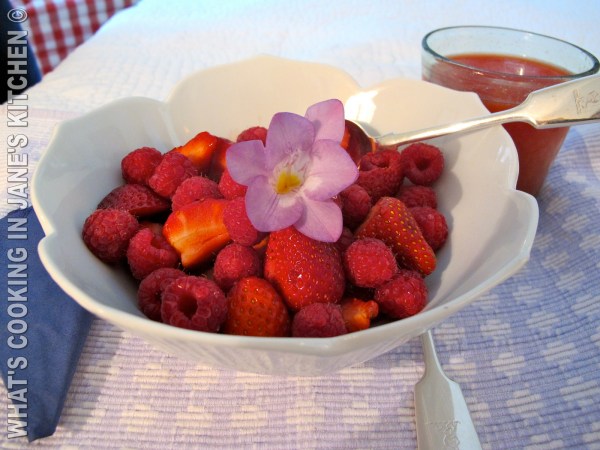 Fruit salad and Orange Juice Breakfast ©