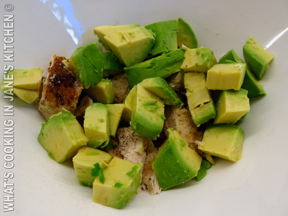 Avocado, Asparagus, Broccoli and Roast Chicken Salad ©
