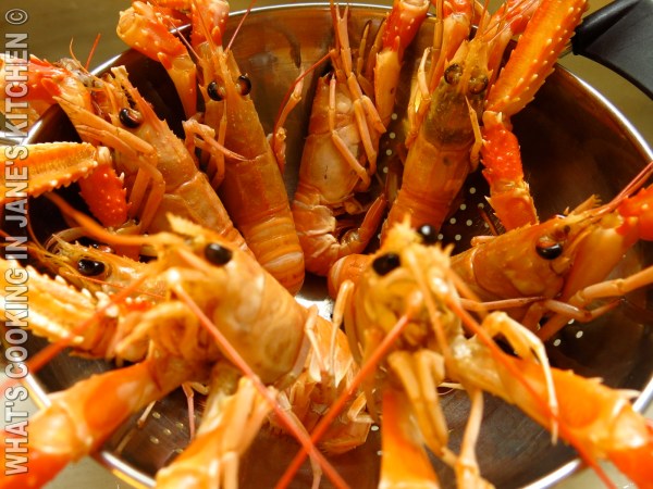 Langoustine Marinaded In Ouzo and Garlic ©
