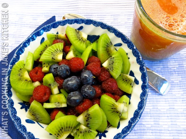 Fruit salad and Orange Juice Breakfast ©