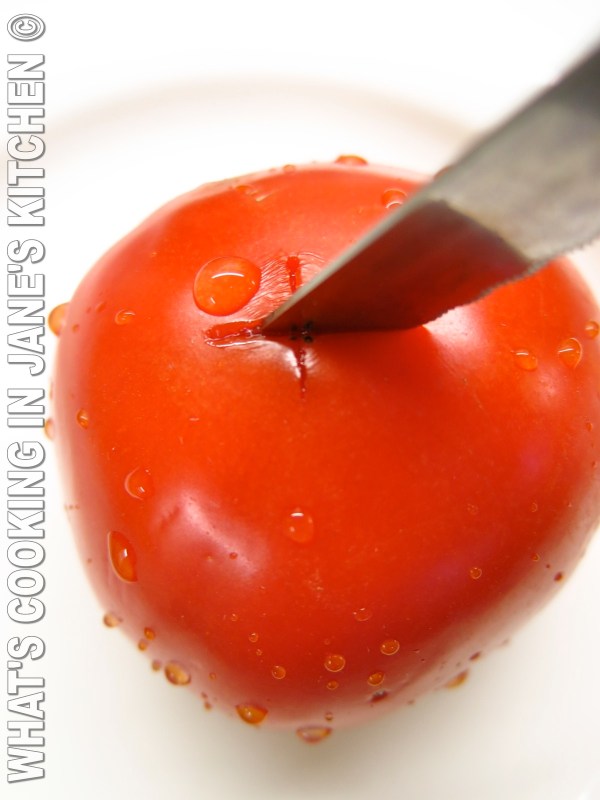 Skinning and De-Seeding Tomatoes ©