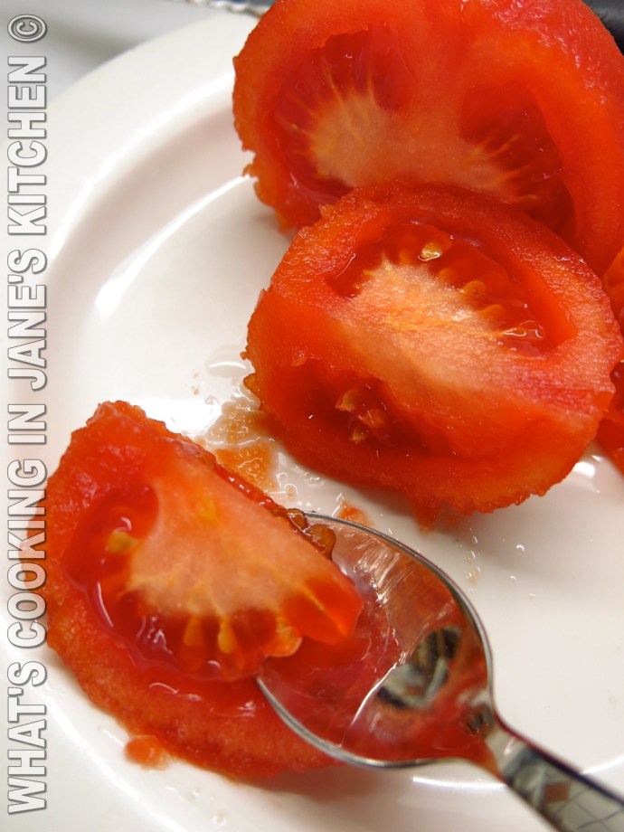 Skinning and De-Seeding Tomatoes ©