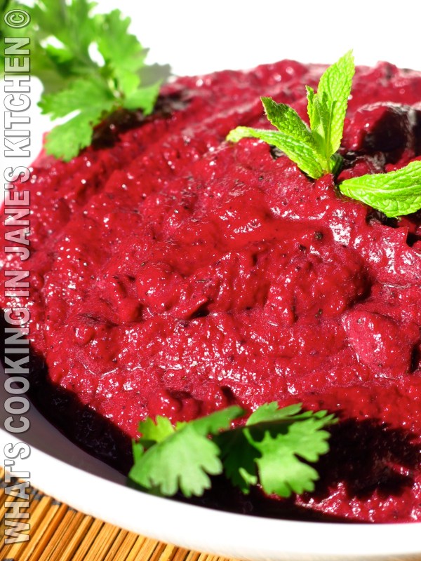 Spicy Beetroot Purée © 