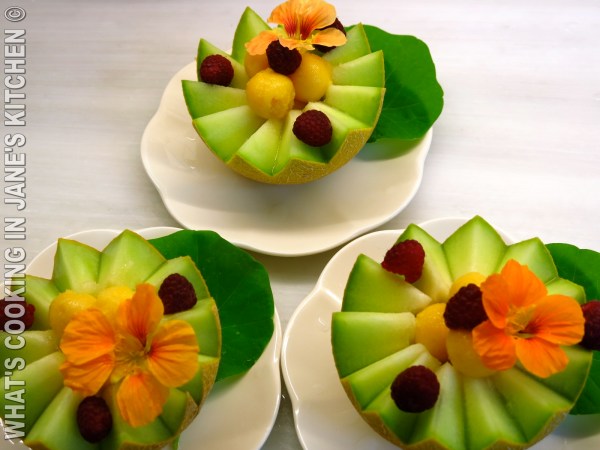 Refreshing Melon Cups ©