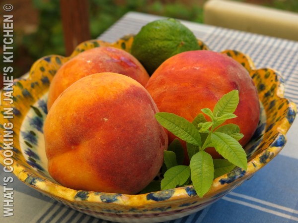 Peaches, Honey, Lime And Lemon Verbena ©