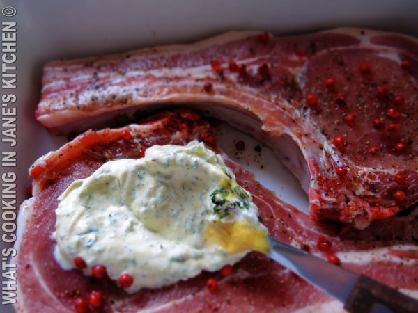 Pork Chops Marinated In Fresh Tarragon ©