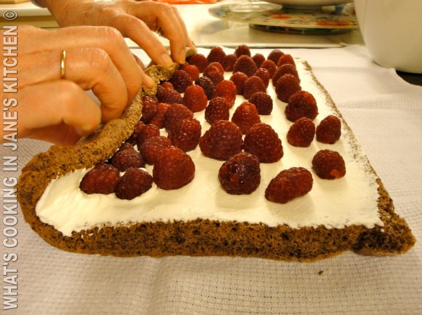 Chocolate And Raspberry Roulade ©