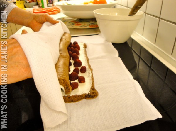 Chocolate And Raspberry Roulade ©