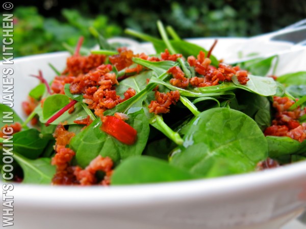 Spinach Pepper And Bacon Salad ©