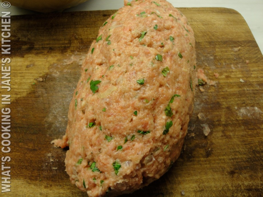 Greek Meatloaf, "Rolo." ©