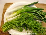 Greek Spinach And Leek Lenten Dishes : Spanakorizo / Prasorizo&nbsp;©