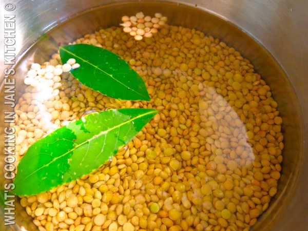 Fresh Spinach Lentil And Bulgur Wheat Salad ©