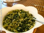 Greek Spinach And Leek Lenten Dishes : Spanakorizo / Prasorizo&nbsp;©