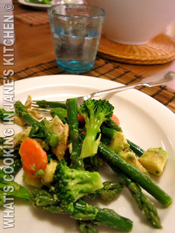 Roast Chicken, Avocado And Asparagus Salad ©