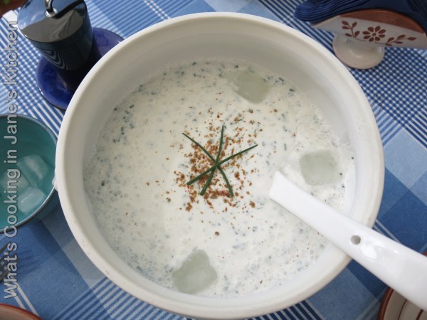 Yogurt And Chive Summer Soup ©