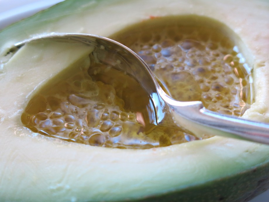 Avocado Vinaigrette And Pink Peppercorns ©