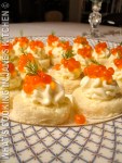 Salmon Caviar Canapes
