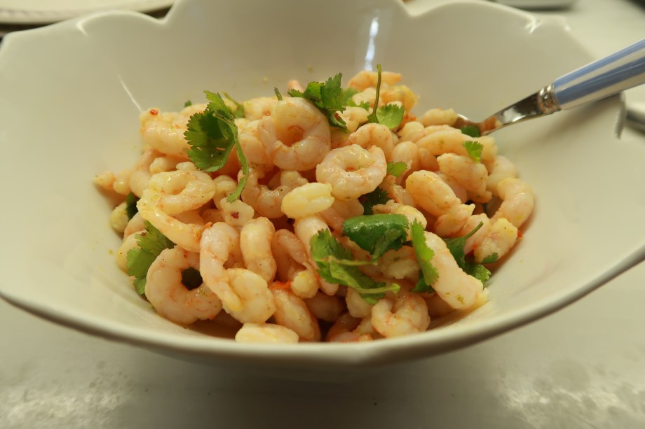 Avocado And Spicy Prawns ©