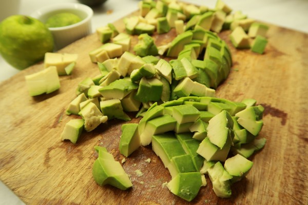 Avocado And Spicy Prawns ©