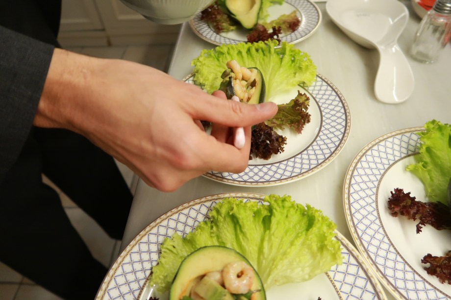 Avocado And Spicy Prawns ©