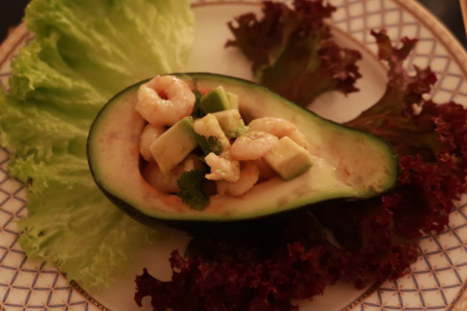 Avocado And Spicy Prawns ©