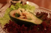 Avocado And Spicy Prawns ©