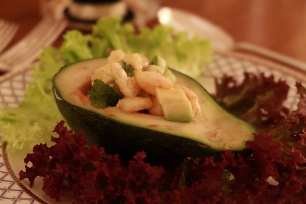 Avocado And Spicy Prawns ©