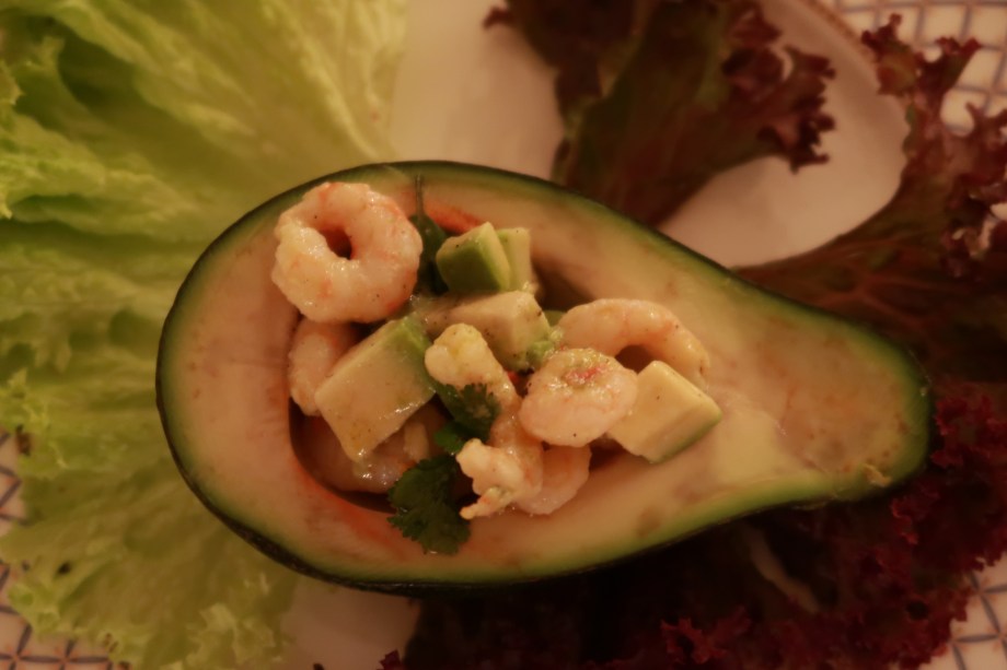 Avocado And Spicy Prawns ©