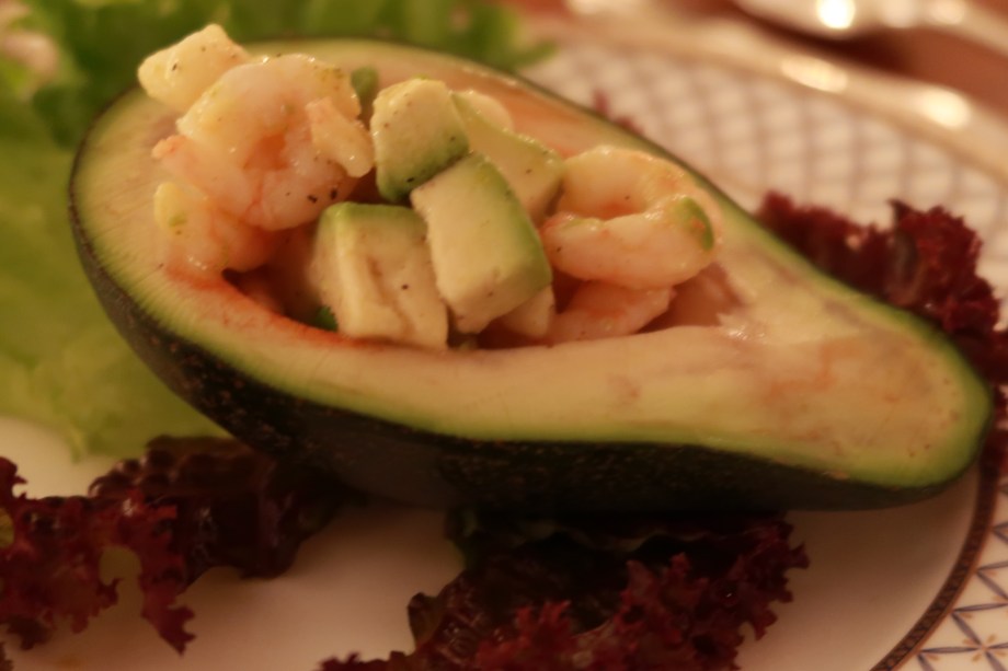 Avocado And Spicy Prawns ©