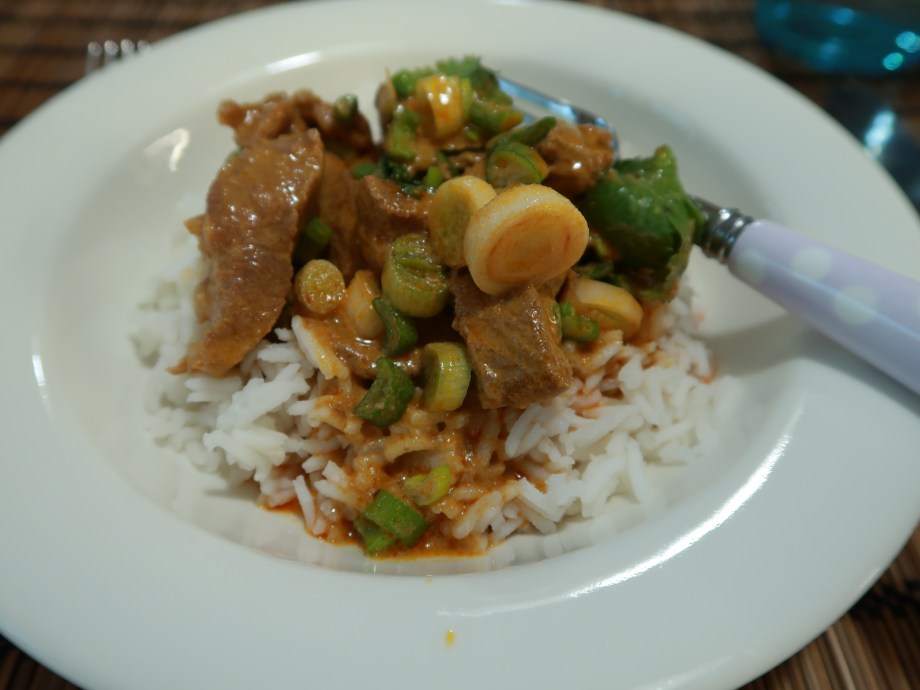 Thai Beef With Red Curry ©