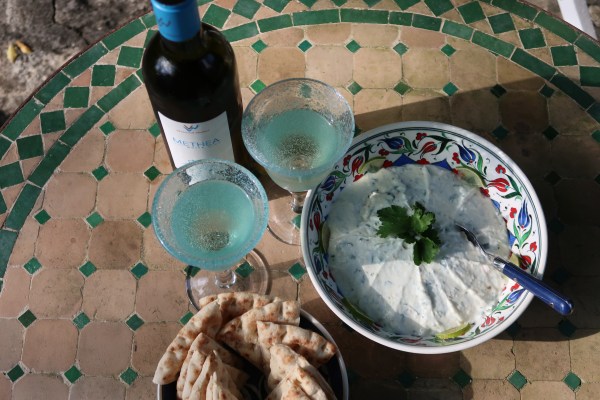 Yogurt Ginger Coriander Chilli And Lime Dip ©