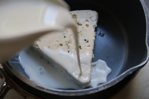 Carrot Leek Potato And Blue Cheese Soup ©